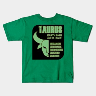 Zodiac Taurus Kids T-Shirt